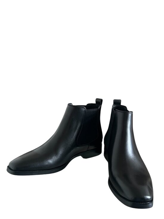 Gifennse NEW Men\'s handmade leather Chelsea Boots In Black Size 8.5 main image 11